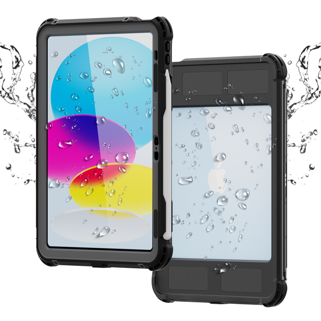For iPad A16 11th 11'' 2025 10th Gen 10.9 IP68 Waterproof Case Built in Screen Full Body ShockProof Full-Sealing Tablet Cover