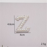 Offre Spéciale : Patch thermocollant brodé en chenille pailletée avec lettres de l'alphabet, magnifique tissu PVC orné de perles pour vêtements, vestes et chapeaux
