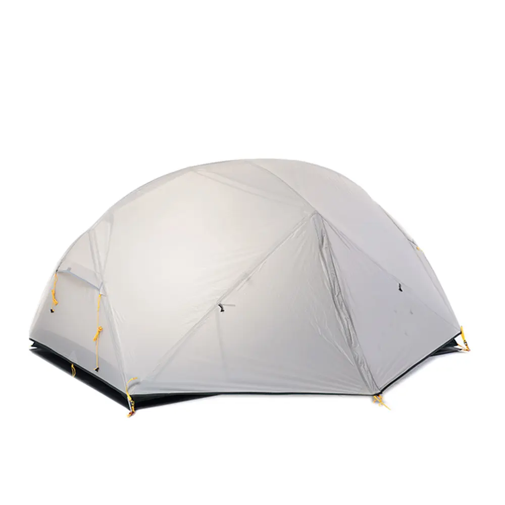 Tentes pour 1 à 2 personnes pour le camping, tente de randonnée légère double couche imperméable à deux portes pour la randonnée en plein air et le camping.