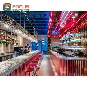 Exhibidor Creativo para Productos de Café, Diseño de Estante Abierto, Área de Exhibición para Bolsas de Café, Exhibidor para Cafetería - Product Image 4