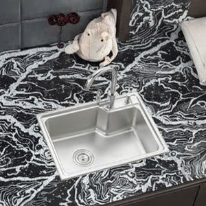 <span class=keywords><strong>Fregadero</strong></span> de cocina Rectangular moderno <span class=keywords><strong>Teka</strong></span>, acero inoxidable de alta calidad, 560*420*210mm, superficie cepillada, eliminación de residuos, válvula de latón, dos - Product Image 3