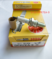 Bougie de remplacement authentique NGK DPR7EA-9, numéros OEM croisés pour motos Cruiser Kawasaki Vulcan 400 Suzuki GN250 GZ250
