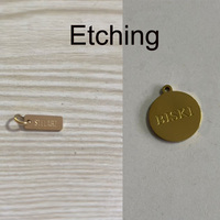 Pendentif en Acier Inoxydable Personnalisable pour Collier, Étiquette Nom Chien DIY, Bijoux Cadeaux Faits Main, Vente en Gros