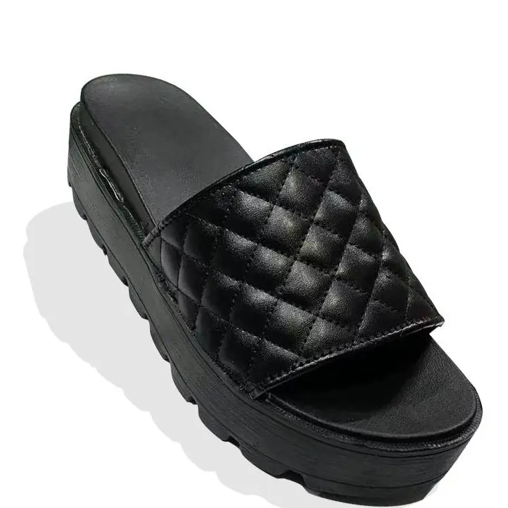 Women Fashion 2021 Platform Sandals Open Toe Gladiator Wedges Heel Flip-flops Beach Casual Shoes D0586