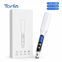 Torlin 450F Fer à lisser professionnel à chauffage rapide MCH, finition dorée, PC+ABS, affichage LCD de la température, tension universelle, pour usage domestique, salon et camping-car