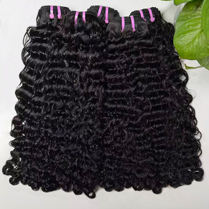 Vente en gros de mèches de cheveux humains vierges vietnamiens, indiens et birmans, ondulés souples, bouclés, pour usage quotidien - Product Image 1