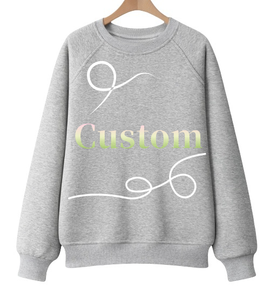 Personalizado 100% algodón de alta calidad de talla grande sudaderas de gran tamaño manga hombres cuello redondo pulóver sudadera - Product Image 5