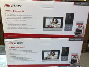 Kit de Videoportero IP Hikvision DS-KIS603-<span class=keywords><strong>P</strong></span>(B) con Visión Nocturna, TCP, Energía Solar, Acero Inoxidable, <span class=keywords><strong>para</strong></span> Villa/Casa, Botón de Llamada Individual - Product Image 2