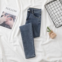 Vente en Gros Nouveauté Mode Femme Jeans Crayon Denim Extensible Pantalon Taille Haute pour Fille Décontracté