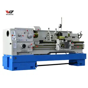 China manual horizontal engine lathe machine CA6250 80mm spindle bore lathe with CE