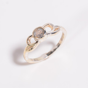 แหวนพลอยอเมทิสต์ทรงกลมแบบมินิมอล925แหวนเงินสเตอร์ลิงเครื่องประดับอัญมณีเงินผู้ส่งออกเครื่องประดับ925ชั้นดีผู้ส่งออก - Product Image 2