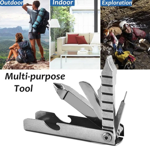 Mini-outils multifonctions d'extérieur, pinces multi-outils de poche, outils portables, ouvre-cartes, ouvre-bouteille, couteau - Product Image 4