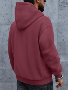 Sweat à capuche surdimensionné en coton 500 g/m² avec logo personnalisé, sweat à capuche et sweat-shirts de haute qualité, épais et embossés pour hommes - Product Image 6