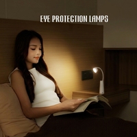 Moderne Livre Bureau Maison Flexible Chambre Mur Minimaliste Usb Led Lumière Portable Lampe de Poche Bureau Lumières Lampes Étude Portable Lumière
