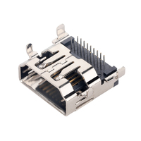 Conector HDMI Hembra MUP-H21201 de 19 Pines para Montaje Debajo de la Placa, Tipo DIP+CONTACT, 1.8 para TV Box