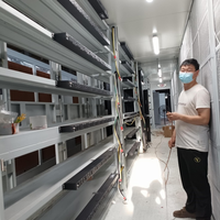 Conteneur de minage Bitcoin Antminer S19 S21 ACT 40HQ avec refroidissement par air et système de refroidissement à sec pour l'hébergement de plateformes de minage