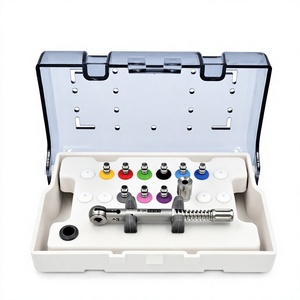 Dental Implant <b>Torque</b> Wrench <b>Set</b> Stainless Steel Universal Prosthetic Instrument Kit Manual Operation Autoclavable Ergonomic - Product Image 1