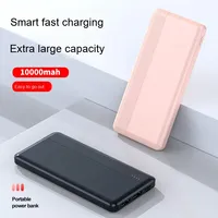 Chargeur de batterie 10000 mAh fourni par le fabricant, avec logo personnalisé imprimé, batterie externe 20 W, entrée Micro USB