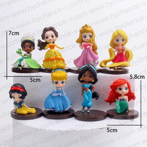 Figurine en plastique Princesse d'hiver cé<span class=keywords><strong>l</strong></span>èbre, décoration <span class=keywords><strong>de</strong></span> gâteau pour filles, fournitures <span class=keywords><strong>de</strong></span> fête d'anniversaire pour filles et adolescentes <span class=keywords><strong>de</strong></span> tous âges - Product Image 5