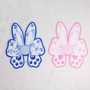 แผ่นแววสำหรับเทศกาลอีสเตอร์ chenille แบบสั่งทำแผ่นติดรูปกระต่ายขนาดใหญ่ออกแบบได้ตามที่ต้องการ - Product Image 2