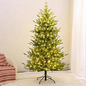 Sapin de Noël crypté, grand sapin de simulation en PE/PVC pur, décoration de centre commercial de Noël, ornement sur pied - Product Image 3