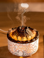 Humidificateur d'arôme de flamme de méduse volcanique 360ml Table Portable électrique diffuseur d'huile essentielle de volcan de feu simulé par ultrasons