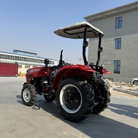 Tracteur agricole à quatre roues motrices de qualité export, 70 CV, avec capot