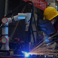 DREAMON - Brazo Robótico de Soldadura MIG Industrial Automático de 6 Ejes, Sistema de Soldadura Robótica con Motor, Construcción de Aluminio y Acero
