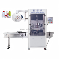 Machine d'étiquetage électrique pour manchons de jus de fruits, automatisée par moteur PLC, pour canettes, bouteilles, barils, verre, film, papier, métal, bois