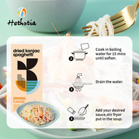 Nouilles Shirataki Naturelles Originales Sans OGM Sans Gluten Faible Teneur en Glucides Spaghetti de Konjac Séchées en Boîte