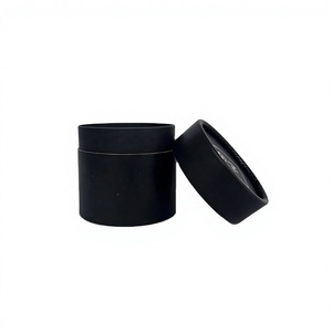 Boîte cylindrique en carton noir de luxe biodégradable en gros pour les blocs <span class=keywords><strong>Lego</strong></span> et les jouets, boîte à bijoux en papier - Product Image 2