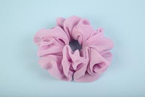 mayor de las mujeres de la <span class=keywords><strong>moda</strong></span> pelo accesorios tela colores sólidos lazos para el cabello elástico de poliéster <span class=keywords><strong>Scrunchies</strong></span> - Product Image 6