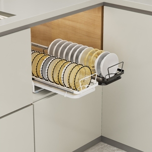 Household <b>Kitchen</b> Organizer Tray Drawer Stainless Steel Slide Bowl Drainer Dish Drying <b>Rack</b> Chopsticks <b>Storage</b> Standing Double - Product Image 1