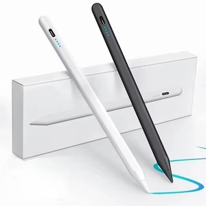 ปากกาสไตลัสแบบ Capacitive สีไล่ระดับ พร้อมพอร์ตชาร์จ Type C รองรับการตรวจจับการเอียง ป้องกันการสัมผัสโดยฝ่ามือ และแม่เหล็กดูดติด สำหรับ iPad - Product Image 3
