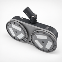 Pièces de prototype OEM personnalisées en plastique ABS noir, usinées CNC, pour boîtier de dispositif de nettoyage portable