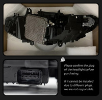 Feux avant LED pour BMW M3 F80 M4 F82 F83 Série 4 F32 F33, anneaux lumineux bicolores, boîtier noir, ensemble complet de phares avant