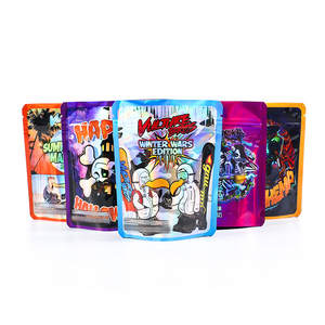 Bolsa de pie a prueba de olores resellable comestible para alimentos, embalaje de 3,5g, 7g, 1oz, 1g, bolsa de Mylar con cremallera, impresión personalizada de su propio logotipo - Product Image 4