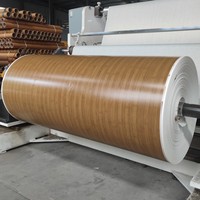 Fournisseur principal Approvisionnement rapide en Chine Papier décoratif de conception de grain de bambou de gros