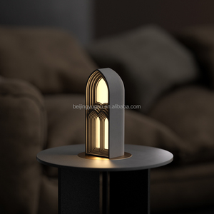 Gothic phong cách cảm ứng chuyển đổi bê tông bảng đèn cổ điển sang trọng stepless mờ cạnh giường ngủ nghiên cứu trang trí đèn với mẫu đóng gói - Product Image 5