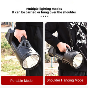 Đi Bộ Đường Dài Cắm Trại Đèn Lồng Có Thể Sạc Lại Torch Ánh Sáng Tìm Kiếm <span class=keywords><strong>LED</strong></span> Khẩn Cấp Ánh Sáng Ngọn Đuốc <span class=keywords><strong>LED</strong></span> Siêu Sáng Đèn Pin - Product Image 5