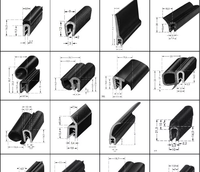 Bande d'étanchéité automobile en caoutchouc composite Epdm résistant aux intempéries et plus durable pour portière de voiture