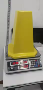Señales de precaución de plástico de tamaño pequeño al por mayor de fábrica, señales de seguridad de suelo mojado, conos de precaución cuadrados amarillos - Product Image 3