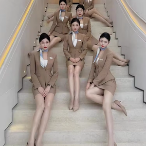 Usine directe <span class=keywords><strong>sur</strong></span> <span class=keywords><strong>mesure</strong></span> Ropa grande taille costumes de bureau élégants pour femmes chemises et robes solides deux pièces ensemble femmes vêtements - Product Image 1