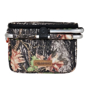 Sac isotherme pliable imperméable en polyester Senda 900D avec cadre en aluminium, logo personnalisé, panier de pique-nique isolé, vente en gros - Product Image 2