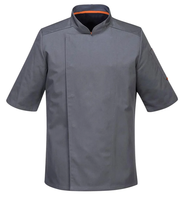 Nouvelle veste de chef d'été, uniforme de chef, chemise de service alimentaire pour restaurant, hôtel, blouse de chef à dos en maille respirante, unisexe, couleur personnalisable