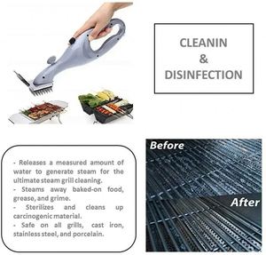 Cepillo de Limpieza a Vapor para Parrilla de Barbacoa, Rociador de Agua para Limpiar Parrillas de Carbón y Gas, Accesorios para Cocina - Product Image 4