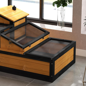 Gabbia di Lusso Moderna in Legno per Tartarughe, Recinto Esterno per Piccoli Animali - Product Image 6