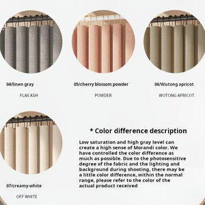 Cortina de Ducha Plegable con Orificios Pequeños para Baño, con Ganchos, Tela de Poliéster Impermeable, Color <span class=keywords><strong>Rosa</strong></span> - Product Image 4