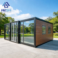 Casa Contenedor Prefabricada Expandible Personalizada de 20 y 40 Pies, con 1, 2, 3, 4 o 5 Dormitorios, Moderna, Tipo Villa