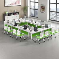 Table de conférence moderne à plateau rabattable, table de formation pliable avec roulettes, mobilier de bureau mobile de qualité commerciale